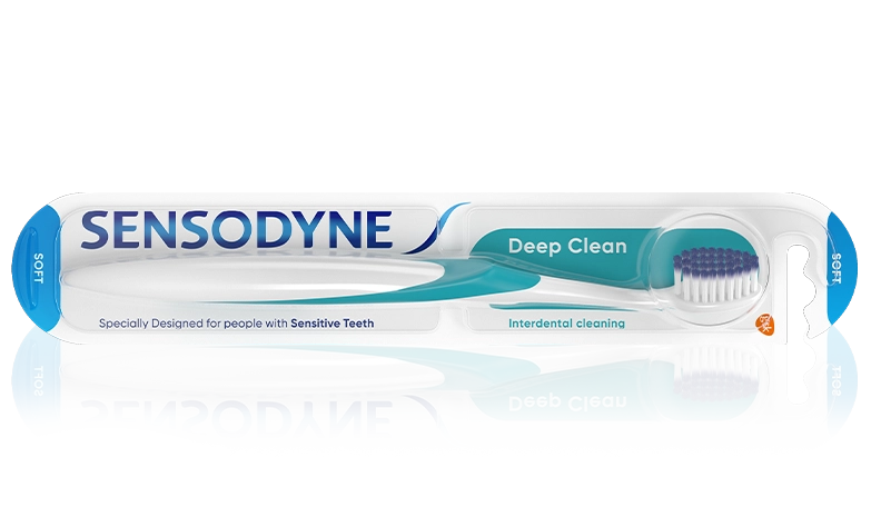 Sensodyne Deep Clean Toothbrush <span class=product-span><p>A soft  toothbrush with microfine filaments bristles that is specially designed to  provide effective interdental cleaning. </p></span>